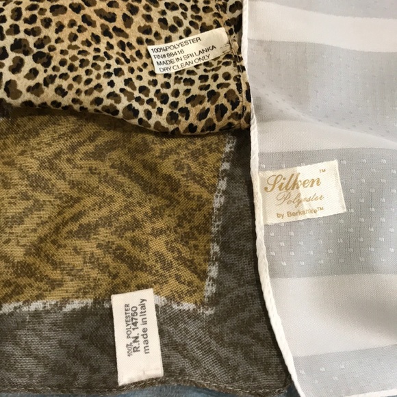 VINTAGE SCARVES SET OF 5 - Picture 7 of 8